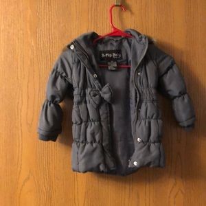 Gray kids puffer coat